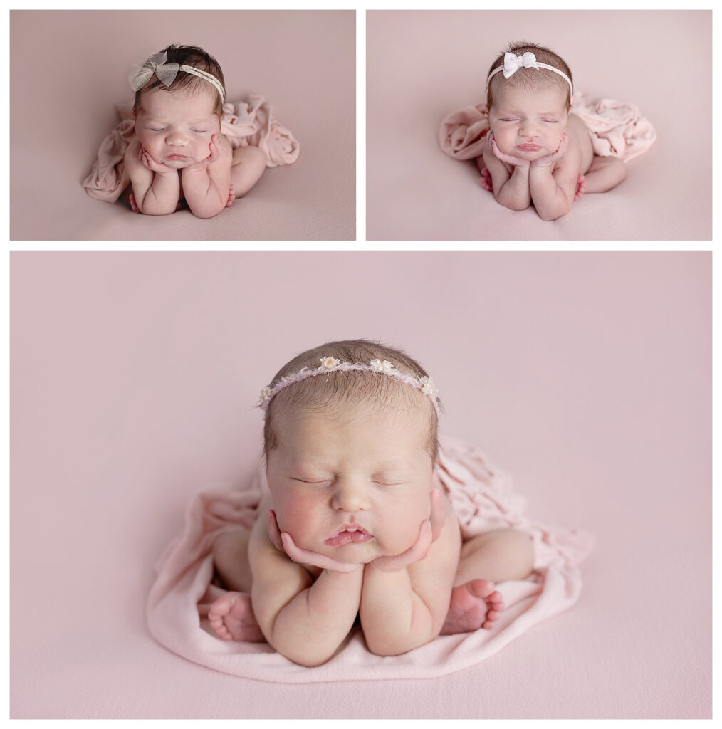 Newborn Froggy Pose